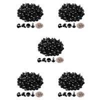 500PCS Plastic Safety Crochet Eyes Bulk with 500PCS Washers for Crochet Crafts (0.24Inch/6mm)