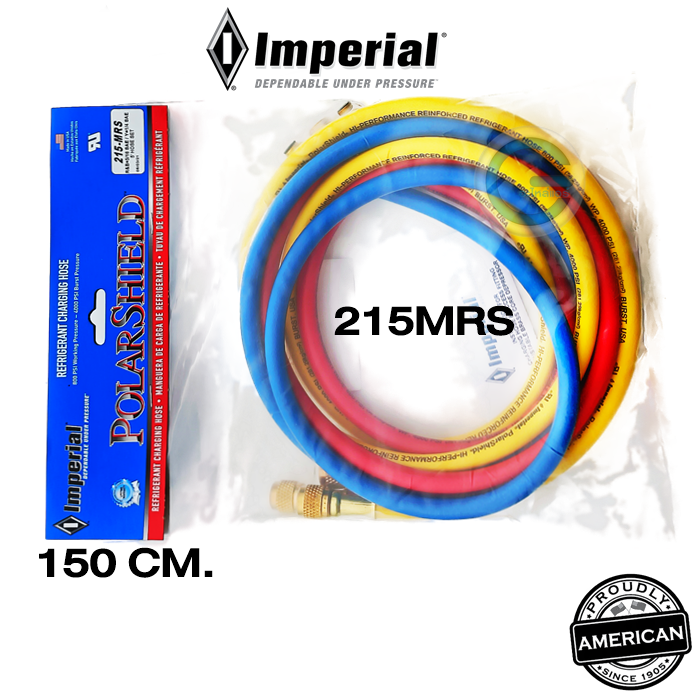 imperial-charging-hose-สายชาร์จน้ำยา-series-215mrs-150cm-r32-r410a-สาย3เส้น-made-in-usa