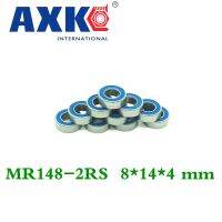 50 Pcs Blue Rubber Seal Double Rubber Sealing Cover Miniature Deep Groove Ball Bearing Mr148-2rs 8*14*4 Mm