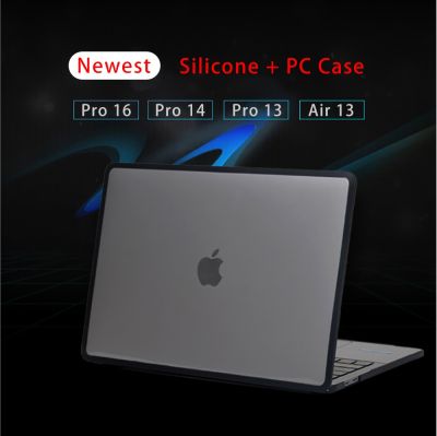 เคสเคสสำหรับ Macbook แล็ปท็อปแบบนิ่มใหม่ล่าสุด16เคส M1 2021 Macbook Pro 14 Funda M2 2023 Pro 13 Air 15 A2337 A2338 A2289 J76 Capa
