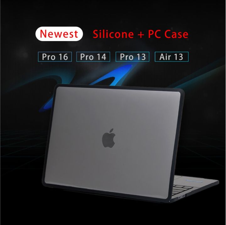เคสเคสสำหรับ-macbook-แล็ปท็อปแบบนิ่มใหม่ล่าสุด16เคส-m1-2021-macbook-pro-14-funda-m2-2023-pro-13-air-15-a2337-a2338-a2289-j76-capa
