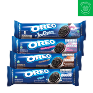 Thanh bánh quy OREO kẹp kem các vị Vani Socola Dâu Việt quất