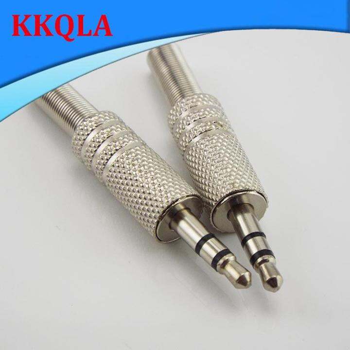 qkkqla-metal-3-5mm-2-ring-3-poles-stereo-jack-plug-3-5mm-female-audio-connector-cable-solder-adapter-terminal-with-spring