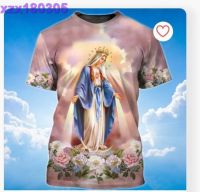 3D Full Printed Virgin Mary Of Grace T Shirt men