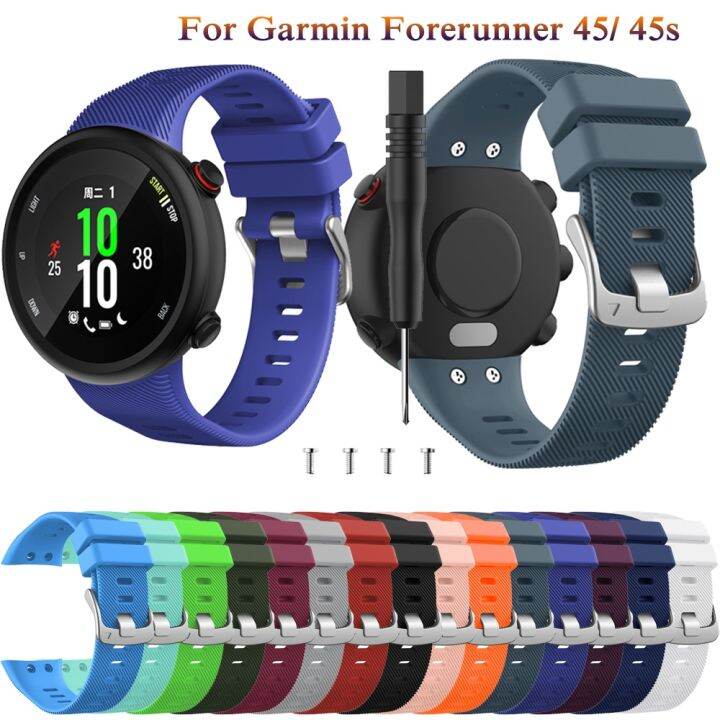 a-decent035-ซิลิโคนสำหรับผู้เบิกทาง-garmin-45วินาทีเปลี่ยนสร้อยข้อมือสายนาฬิกาข้อมือสำหรับผู้เบิกทาง-garmin-45ดูสมาร์ทสำหรับ-garmin-swim-2-correa