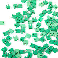 Dolity 100 pcs PIN HEAD JUMPER Blocks Connector 2.54mm สำหรับฮาร์ดไดรฟ์3 1/2