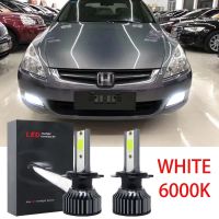 New หลอดไฟตัดหมอกฮาโลเจน LED 6000K สีขาว แบบเปลี่ยน สําหรับ HONDA ACCORD SDA 2003 2004 2005 2006 2007 2 ชิ้น