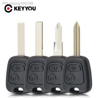 KEYYOU 2 Buttons Car Blank Key Case Cover For Peugeot Partner Expert Boxer SX9 Remote Key Shell Replacement