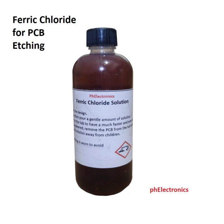 Ferric Chloride for PCB etching DIY PCB 120ml Etching solution Lazada PH