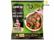 Hủ tiếu bò kho Chin-su thịt bò nguyên miếng gói 145g