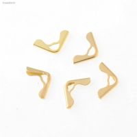 ™ Free Shipping 50PCs Gold Plated Book Scrapbooking Albums Menus Folders Corner Protectors 23x16mm F1243