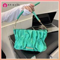 MN-NAILS กระเป๋าใส่เงิน กระเป๋าสะพายไหล่แบบสั้น สีทึบทึบ หนังพียู กระเป๋า Crossbody แฟชั่นสำหรับผู้หญิง จุได้มาก ถุงเมฆ สำหรับผู้หญิง