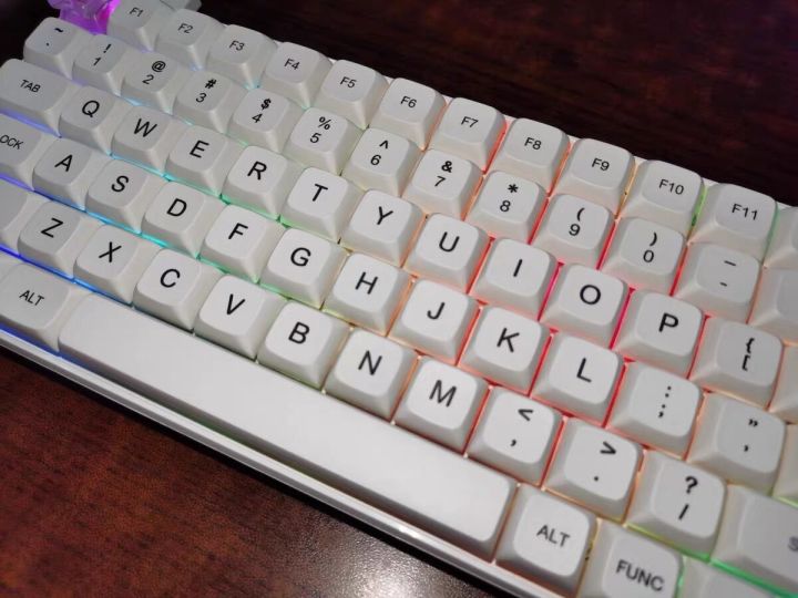 1-set-milk-theme-key-caps-for-mx-switch-mechanical-keyboard-pbt-dye-subbed-bee-japanese-minimalist-white-keycaps-xda