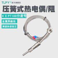 High efficiency Original K E type metal wire compression spring thermocouple WRNT-01/02 compression spring couple temperature sensor thermal resistance PT100