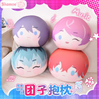 Japan Anime Division Rap Battle Hypnosis Mic Yamada Ichiro Short Plush Doll Dango Pillow Cute Toys Cushion Soft Cartoon Gifts