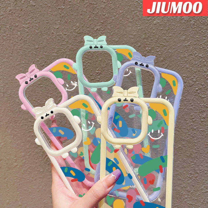 jiumoo-เคส-a04s-ปลอกสำหรับ-samsung-5g-ลายการ์ตูนแฟชั่นสีสันสดใส-a13กราฟฟิตี้เคสโทรศัพท์โปร่งใสป้องกันเลนส์กล้องมอนสเตอร์ตัวน้อยน่ารักเคสซิลิโคนนิ่มกันกระแทก