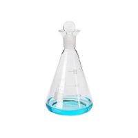 [Fast delivery]Original laboratory Bomei stoppered triangular flask high temperature resistant iodine measuring bottle conical flask ground mouth triangular flask