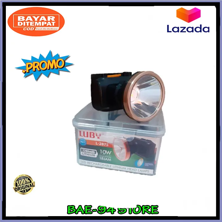 Promo Senter Kepala Luby Watt Lazada Indonesia