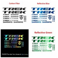 【car parts】ใส Trek ไวนิลสติ๊กเกอร์จักรยานกรอบ MTB DH คาร์บอนไฟเบอร์จักรยาน D Ecals Trek ถนนขี่จักรยานตกแต่งสติ๊กเกอร์