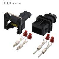 ☃№ 1/5/10/20/50/Sets 2 Pin Male Female EV1 Fuel Injector Nozzle Waterproof Connector Plug Socket Housing For VAG 829441-1 037906240