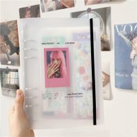 A5 Kpop Binder Photocards Holder Ins Polaroid Album Book 3 Inch Instax Album Heart Photo Card Album Student School Stationery