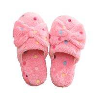 ChicladyCotton Fabric Slippers Anti-slip Thick Sole Indoor Slippers For Lover Couples