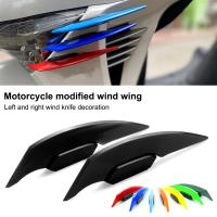 【hot】 1Pair Motorcycle Winglet Aerodynamic Spoiler with Adhesive Decoration Sticker for Motorbike