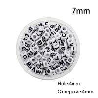 ลูกปัดจดหมายผสม120ชิ้น/ล็อตอังกฤษรัสเซียตัวอักษรลูกปัดสเปซเซอร์หลวมสำหรับกำไล DIY อุปกรณ์เครื่องประดับทำเครื่องเพชร
