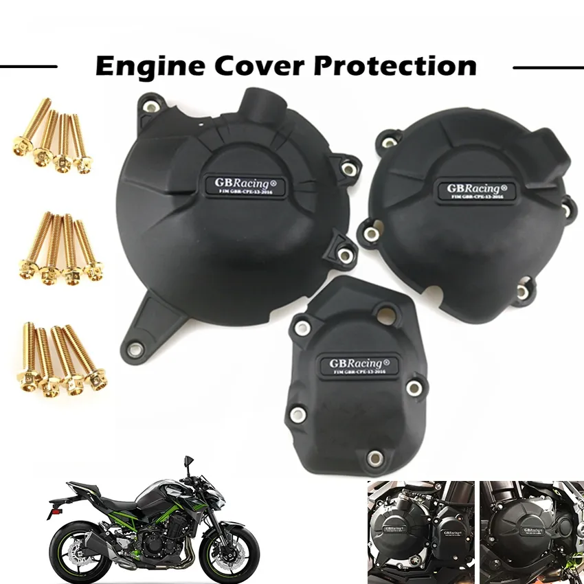 Motorcycles Engine Cover Protection Case GB Racing For KAWASAKI