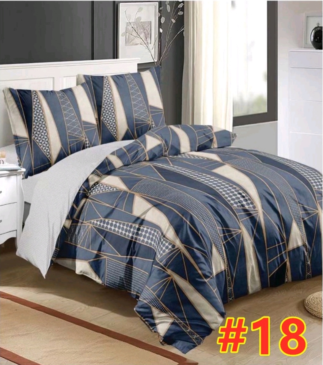 King size (4 IN1) Bedsheet Cotton Fitted Bedsheet Premium Quality with 800 Thread Counts