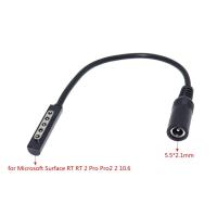 หัวต่อ Charger Adaptor ไฟ Dc สำหรับ Microsoft Surface RT RT 2 Pro Pro2 2 10.6ใหม่แจ็คไฟแล็ปท็อปสายเคเบิลต่อโทรศัพท์ปลั๊กแปลง