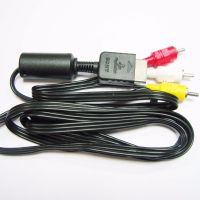 Audio Video สาย AV สายไฟพร้อม3 RCA TV Lead สำหรับสำหรับ PS1 PS2สำหรับ PS3