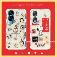 เคสโทรศัพท์ Honor90 Honor 90 Lite 5G Phone Case เคส Honor X5 Huawei Nova Y71 อินเทรนด์น่ารักการ์ตูน Charlie Snoopy เคสซิลิโคนนิ่มราคาไม่แพง2023