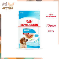 ?ส่งฟรี ด่วนๆ [ยกกล่อง 10 ซอง] Royal Canin Medium Puppy Pouch Gravy อาหารเปียกลูกสุนัข พันธุ์กลาง อายุ 2-12 เดือน เก็บเงินปลายทาง ✨