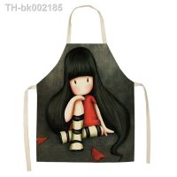 ●✜▫ Character Baking Accessories Apron Home Cooking Kitchen Housework Cleaning Antifouling Apron Kitchen Korean Kitchen Supplies