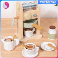 Dolity ชุดเครื่องชงกาแฟเด็กเล่นอุปกรณ์ครัวสำหรับ Kado Ulang Tahun เด็กหญิงเด็กชาย