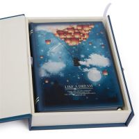 [Hagoya Stationery Stor] Quot; Like A Dream Quot; Diary With Lock Notebook Cute Functional Planner Lock Book Dairy 77HA