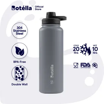ThermoFlask DoubleWall Vacuum Insulated Stainless Steel Water Bottle 40oz /  1.2L
