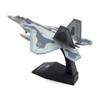 เครื่องบินขนาด1/100 Lockheed Martin F-22 Raptor โมเดลเครื่องบินทำจากโลหะ