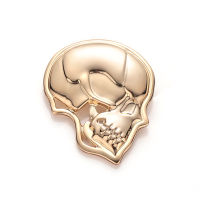 Gold Color Skull Brooch Jewellery Head Bones Gift for DoctorsNursesStudentsTpistGraduation Tie Pins Wholesale