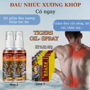 Xịt giảm đau xương khớp Tigers xịt hết đau nhức mỏi vai gáy