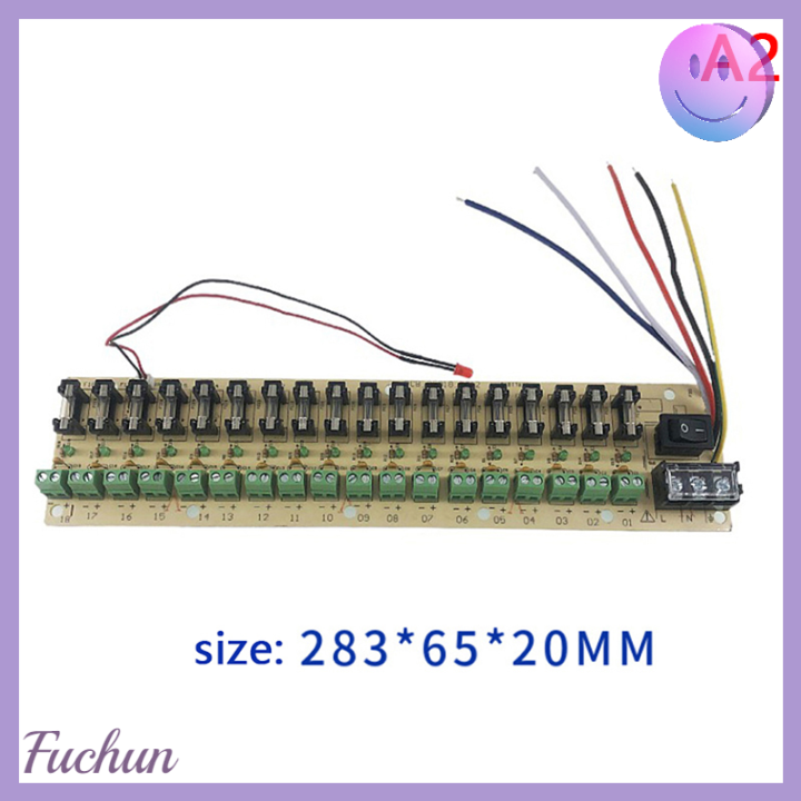 fuchun-แผงวงจรจ่ายไฟ-dc-คุณภาพสูงขั้วต่อบอร์ด-pcb-9-18ทิศทางสำหรับสวิทชิ่งเพาเวอร์ซัพพลายสายไฟฟ้าในปัจจุบัน