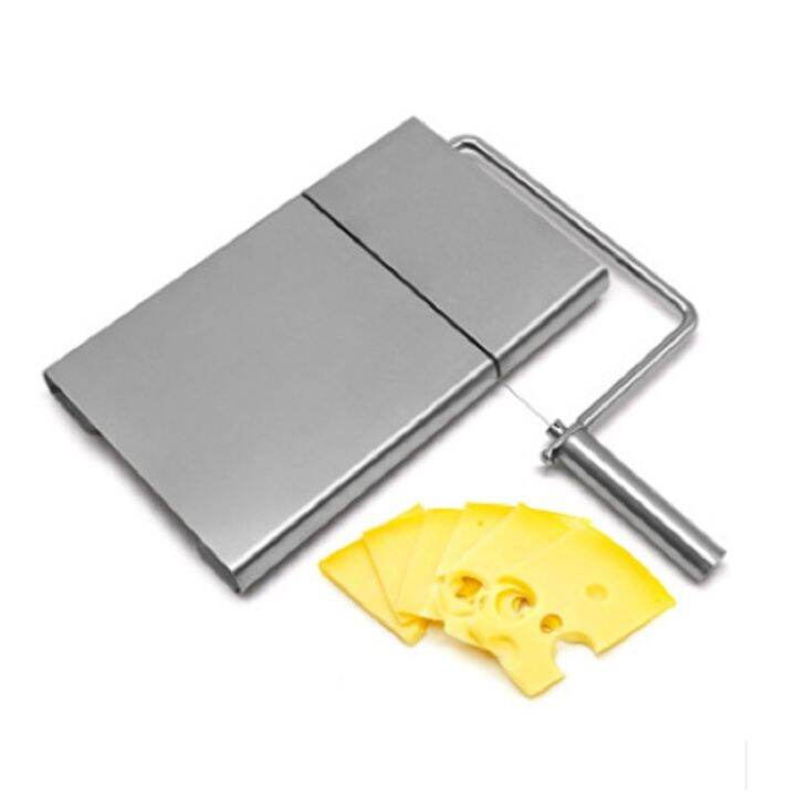 2-Pack Stainless Steel Cheese Slicer Set – Handheld Slicer & Butter Knife For Kitchen