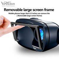 【CW】 VRGPro  3D Blu-ray VR Headset Smart Glasses Helmet for Smartphones Cell Phone Mobile 5-7 Inch Lenses Binoculars with Controllers