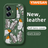 YIWESAN เคสสำหรับ Realme C55 Realme C53 Narzo N55 N53เคสมือถือกันกระแทกดีไซน์ใหม่เคสใส่โทรศัพท์หนังนิ่มป้องกันการตกพร้อมเคสป้องกันกล้องเลนส์คลุมทั้งหมด