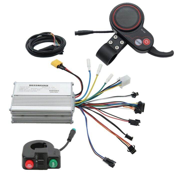 48v-25a-electric-scooter-controller-dashboard-kit-with-tf-100-display-switch-button-for-kugoo-m4-electric-scooter-parts-accessories