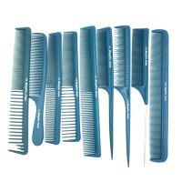 ELEGANT Professional Hair Barber Cutting Comb 9 pcs/lot Blue Color Antistatic Hairdressing Comb BY-09 For Hairstlylist Heat Resistant