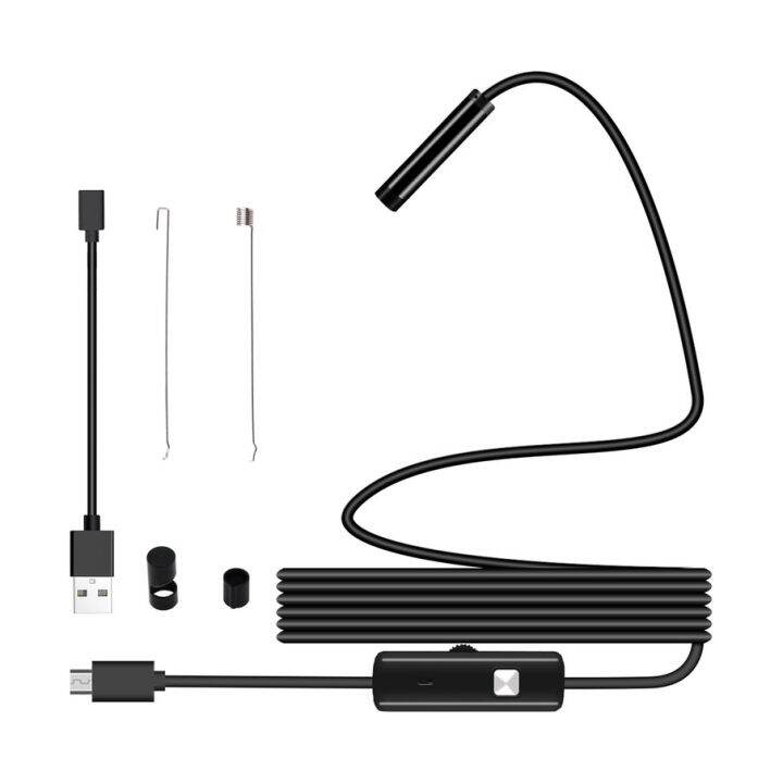 ELEC สำหรับ Android endoscope กล้องตรวจสอบ borescope กันน้ำ 8 LED ความ