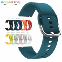 ❦ Universal Wrist 20mm/22mm Silicone band For Amazfit GTS/2/2e/GTS2 Mini/GTR 42mm/47mm/GTR2/2e/stratos 2/3 Sport Watch Bracelet