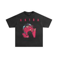 Akira Animation Cartoon Vintage Washed Hop Loose 2022 Men